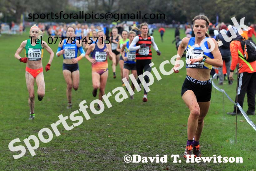 Senior Women and Under-23 Women, 2022 British Athletics Cross Challenge, Sefton Park, Liverpool.  Photo: David T. Hewitson/Sports for All Pics